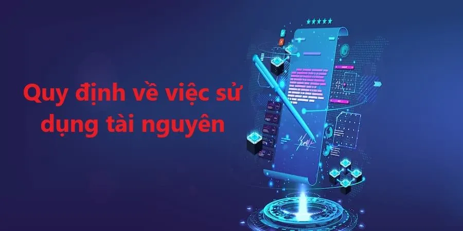 Những điều khoản điều kiện về việc sử dụng tài nguyên tại website